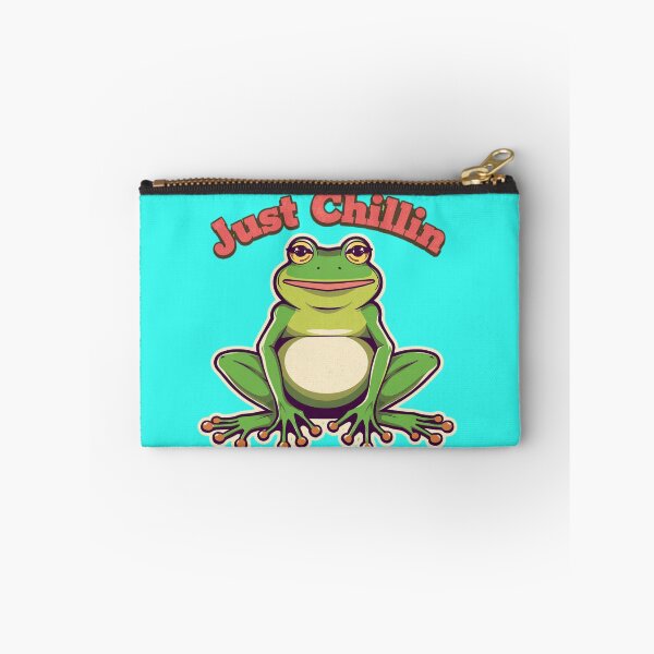 Item preview, Just Chillin Frog Shirt Funny Frog Gift Cute Frog Lover Humor Relax Chill Frog Tee designed and sold by Sky-bully.