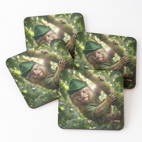 Item preview, Young Pygmy Marmoset Plays Robin Hood designed and sold by Tridentulus.