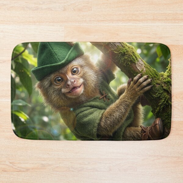 Item preview, Young Pygmy Marmoset Plays Robin Hood designed and sold by Tridentulus.