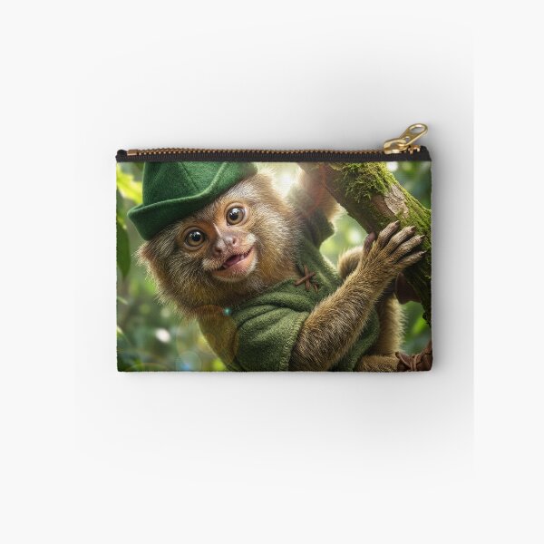 Item preview, Young Pygmy Marmoset Plays Robin Hood designed and sold by Tridentulus.
