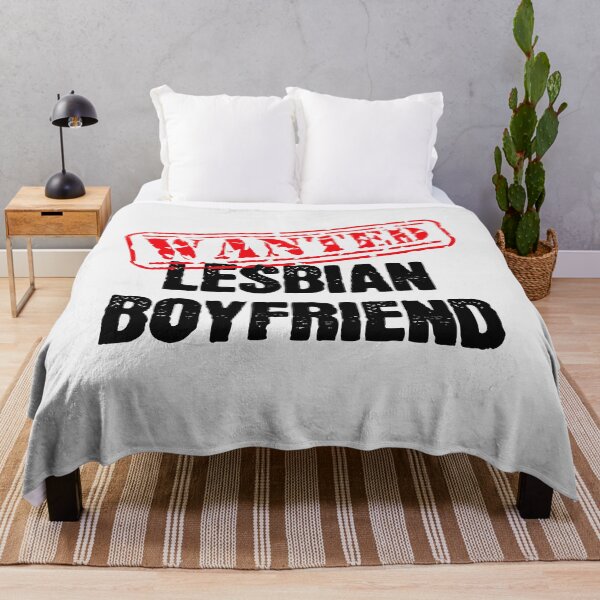Item preview, Funny Wanted Sign Lesbian Boyfriend designed and sold by TackyTime.