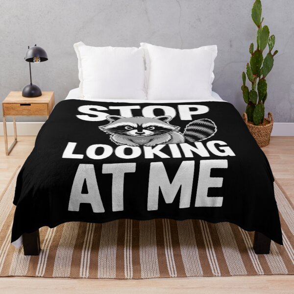Item preview, Stop Looking At Me Funny Raccoon Sarcastic Introvert Gift designed and sold by Say It With Ink.