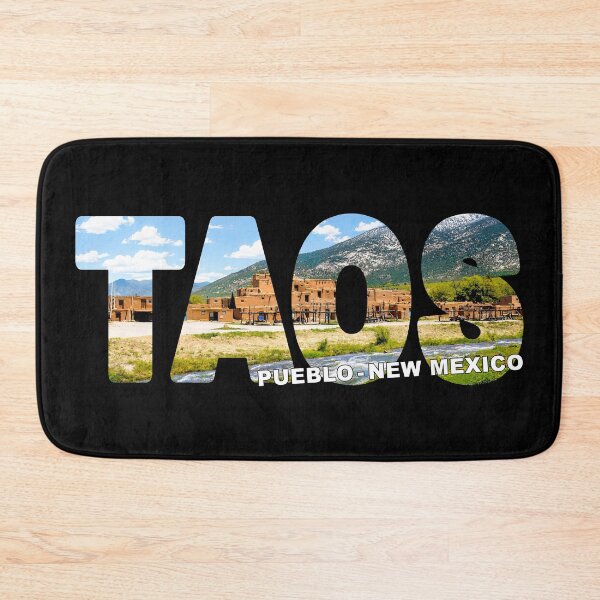Item preview, TAOS Pueblo New Mexico - Across the Rio Pueblo De Taos Historic Town designed and sold by Adam Gormley.