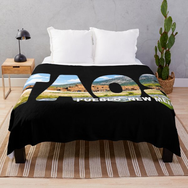 Item preview, TAOS Pueblo New Mexico - Across the Rio Pueblo De Taos Historic Town designed and sold by Adam Gormley.