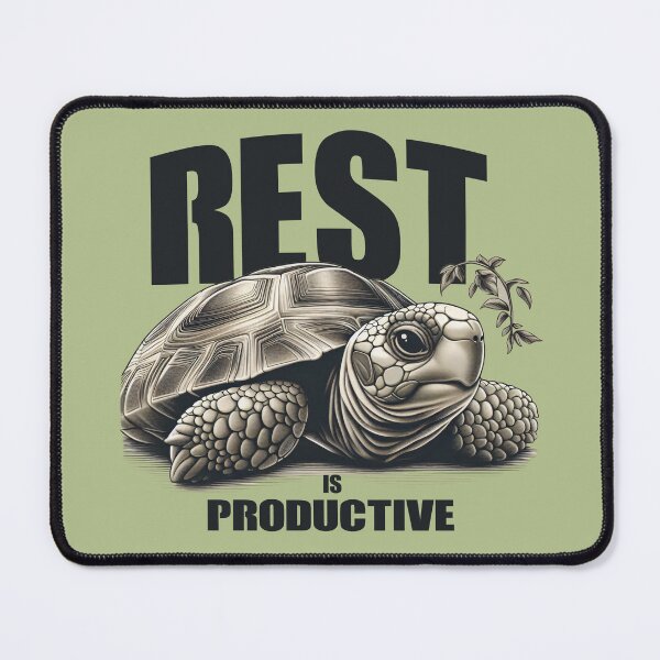 Item preview, Rest Productive Turtle | Motivational Slow Living Animal Design designed and sold by socozora.
