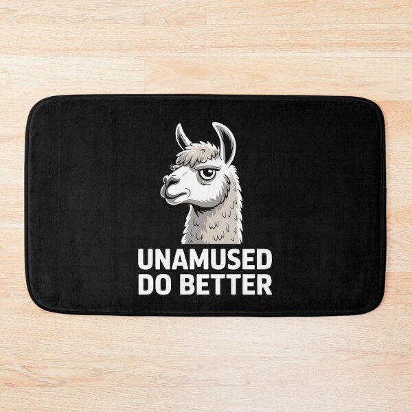 Item preview, Unamused Do Better Funny Llama Sarcastic Attitude Gift designed and sold by Say It With Ink.