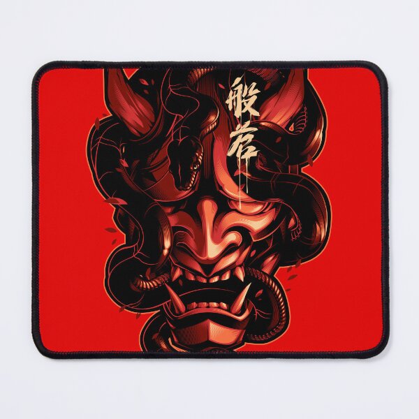 Item preview, Red Hannya Oni & Snake Vector designed and sold by Blackout Brother.