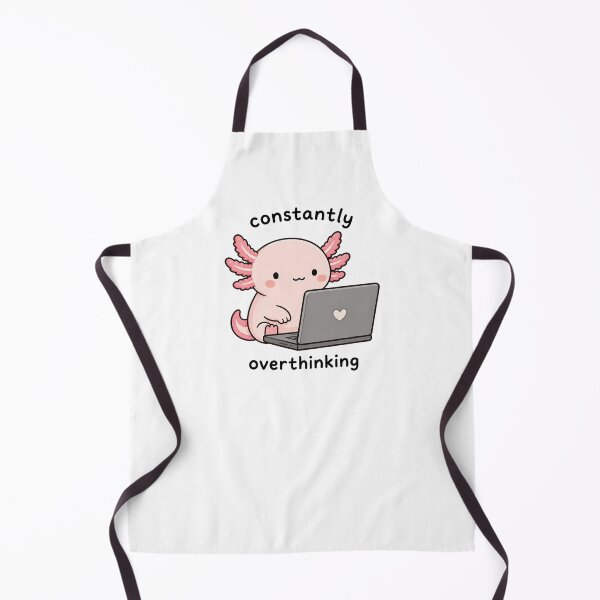 Item preview, Constantly Overthinking Axolotl designed and sold by marketkmarket.