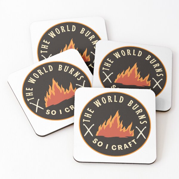 Item preview, the world burns so i craft designed and sold by citizenscrochet.