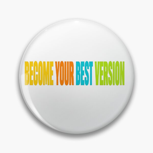 Item preview, Become Your Best Version Minimal Motivational Aesthetic Design designed and sold by Lovestickerco.