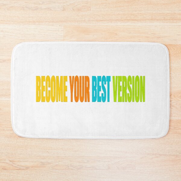 Item preview, Become Your Best Version Minimal Motivational Aesthetic Design designed and sold by Lovestickerco.