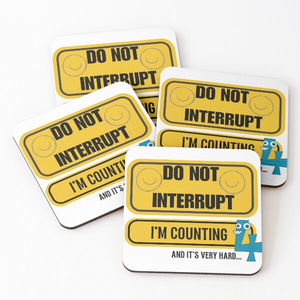 Item preview, Do not interrupt! I'm Counting! and it's very hard... designed and sold by citizenscrochet.