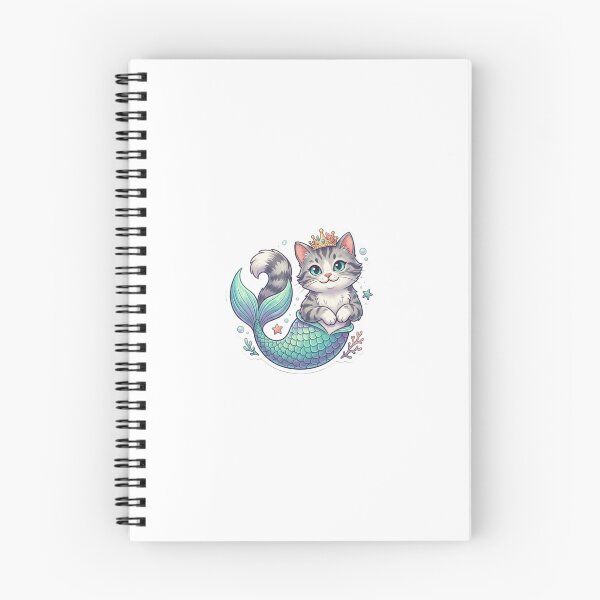 Item preview, Cute Mermaid Cat Undersea Fantasy Sticker designed and sold by MochiZoo.