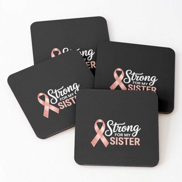 Item preview, Endometrial Cancer Awareness SISTER Support Squad Peach Ribbon designed and sold by SapfireStuArt.