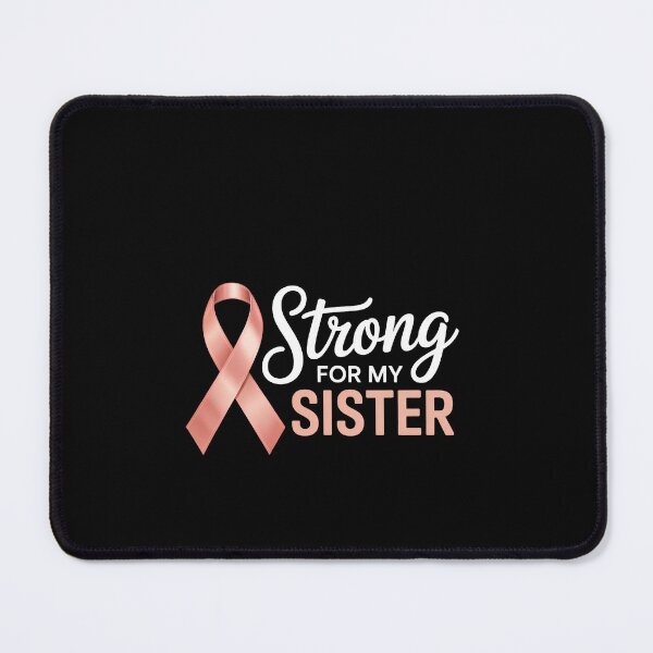 Item preview, Endometrial Cancer Awareness SISTER Support Squad Peach Ribbon designed and sold by SapfireStuArt.