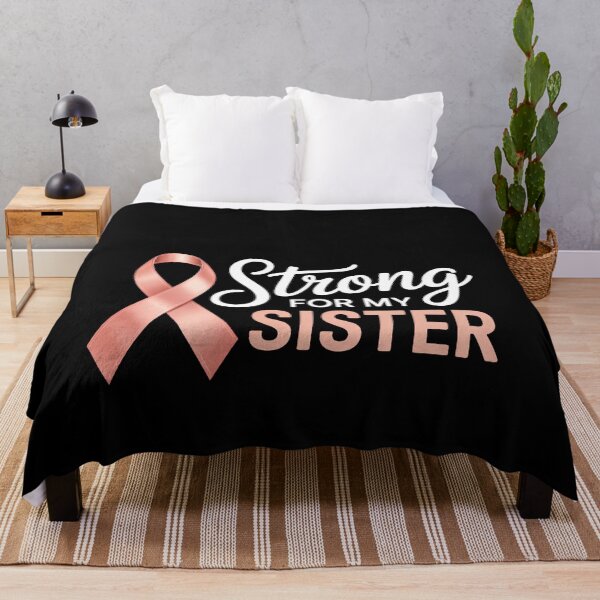 Item preview, Endometrial Cancer Awareness SISTER Support Squad Peach Ribbon designed and sold by SapfireStuArt.