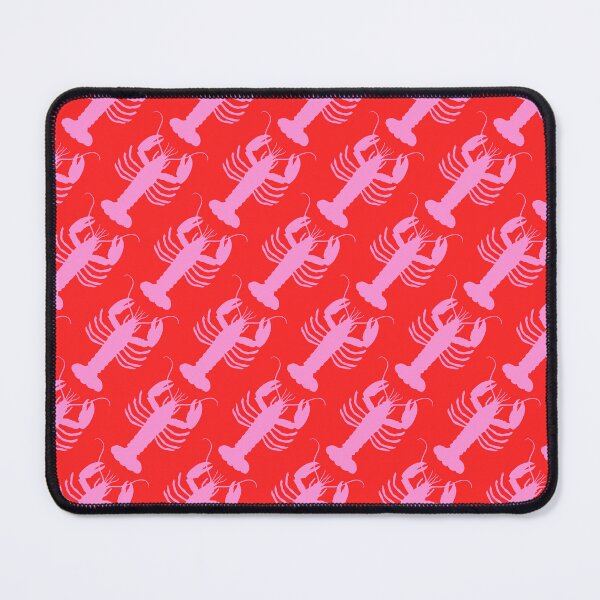 Item preview, Coastal Lobsters Pop Pattern in Preppy Pink and Red designed and sold by kierkegaard.