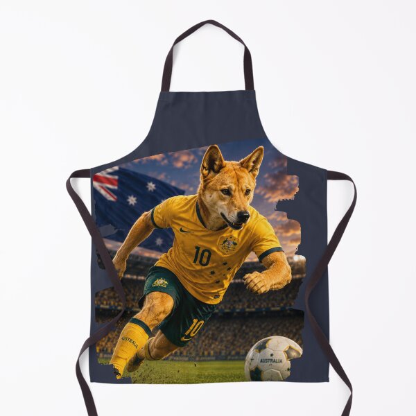 Item preview, World cup 2026 Australia soccer spirit | Dingo Australia Stamina Soccer Fan Art designed and sold by WhatASunShine.