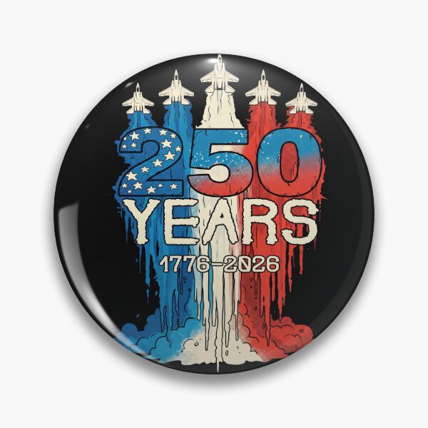 Item preview, Patriotic America 250 Years 1776-2026 Fighter Jet Airshow designed and sold by Vermanartist.