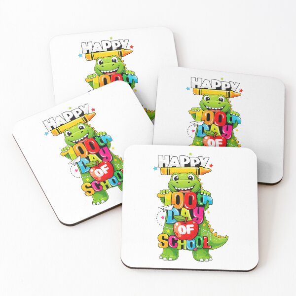 Item preview, Happy 100 Days Of School, Cute Dino designed and sold by graphic-genie.