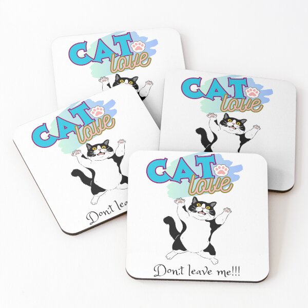 Item preview, Don’t Leave Me! Funny Clingy Cat | Cute Cat Lover Design designed and sold by WhatASunShine.