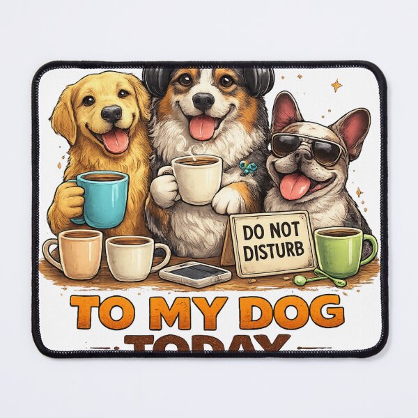 Item preview, I’m Only Talking to My Dog Today – Funny Dog Lover Shirt designed and sold by WhatASunShine.