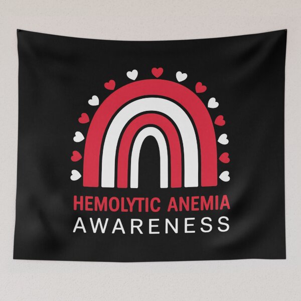 Item preview, Hemolytic Anemia Awareness Hemolytic Anemia Warrior Sublimation Red Ribbon Support Squad designed and sold by SapfireStuArt.