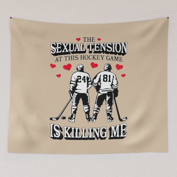 Item preview, The Sexual Tension At This Hockey Game Classic T-Shirt designed and sold by thudoando.