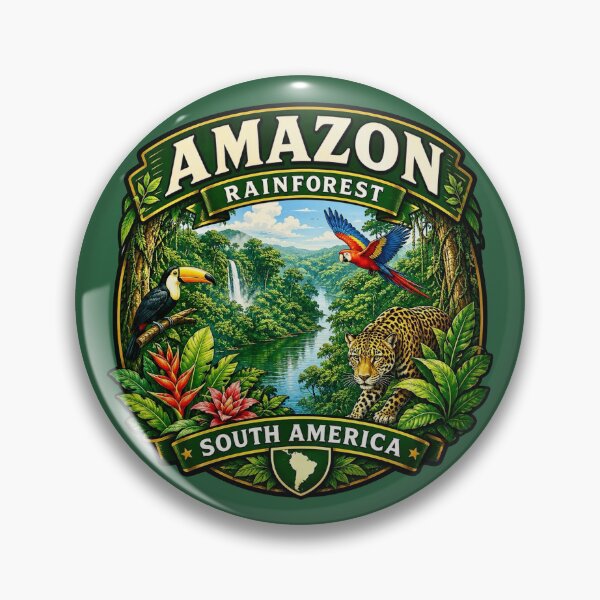 Item preview, Amazon Rainforest - South America designed and sold by Myra365Art.
