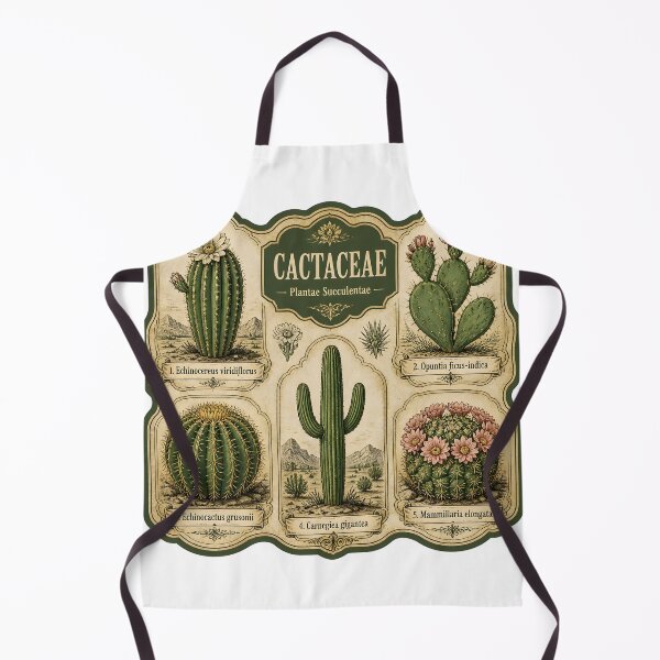Item preview, Cactaceae - Vintage Cactus Botanical Illustration designed and sold by KooksStudio.