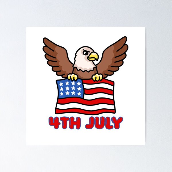 Item preview, Celebrating the 4th of July in the USA designed and sold by ColorMeMarley.