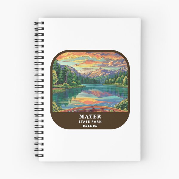 Item preview, Parque Estatal Mayer (Oregón) designed and sold by RabbitK.