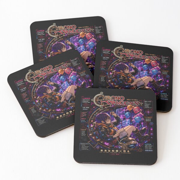Item preview, Cyberpunk Lucca Chrono Trigger Art - Neon Retro Future Inventor Girl-A.D. 600 Time Travel aesthetic design designed and sold by Trinidesigns123.
