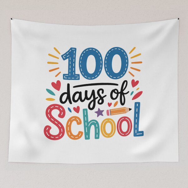 Item preview, Happy 100 Day of School for Teachers Students Parents designed and sold by SapfireStuArt.