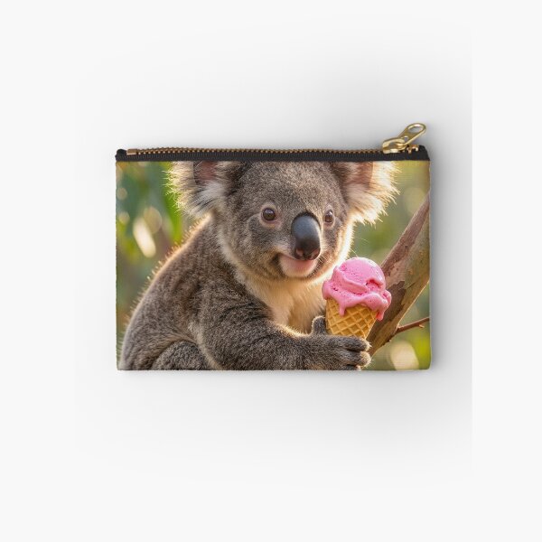 Item preview, Koala Enjoys an Ice Cream Cone designed and sold by Tridentulus.
