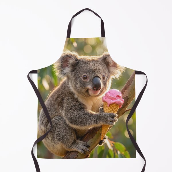 Item preview, Koala Enjoys an Ice Cream Cone designed and sold by Tridentulus.