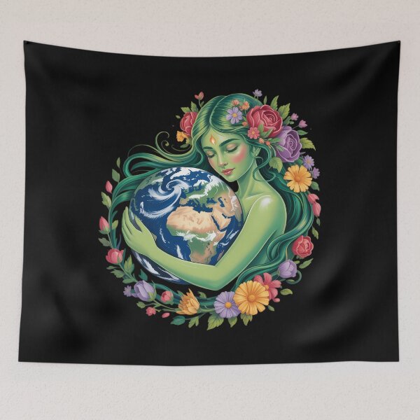 Item preview, Green Mother Nature Earth Day Planet Earth designed and sold by SapfireStuArt.