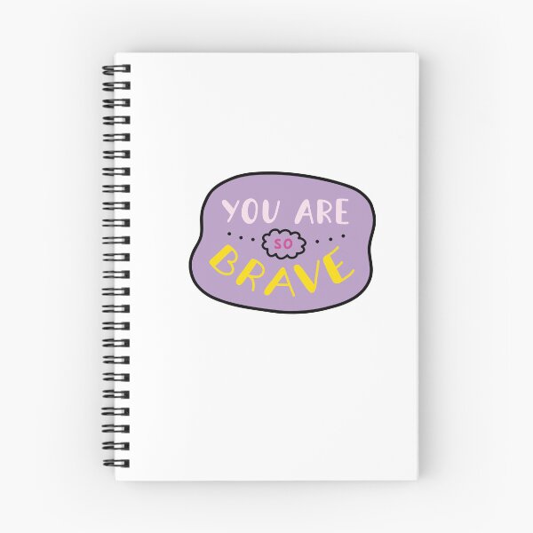 Item preview, You Are So Brave Cute Pastel Aesthetic Typography designed and sold by thazinart.