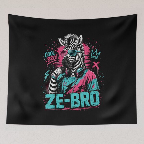 Item preview, Zebra Bro Flex Animal Word designed and sold by zoes-ink.