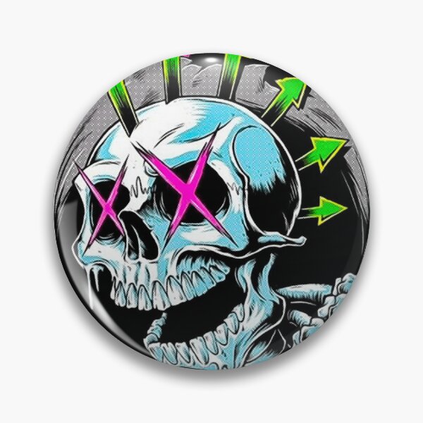 Item preview, Blink-182 Pink Graffiti Logo Neon Skull Punk Rock Band Design designed and sold by ashenz.