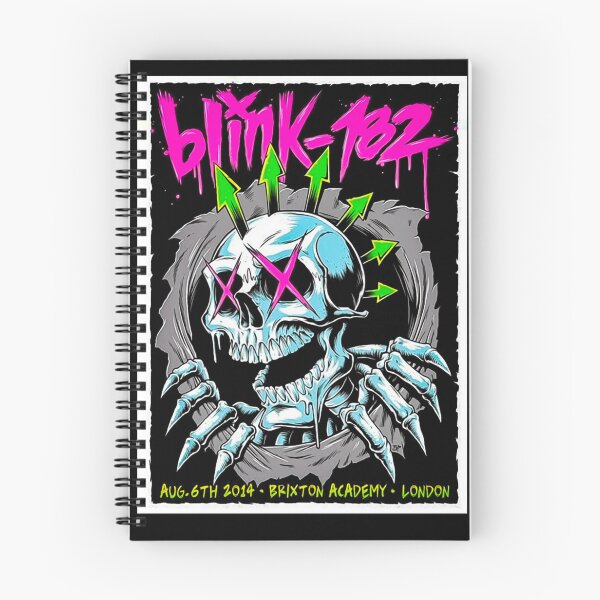 Item preview, Blink-182 Pink Graffiti Logo Neon Skull Punk Rock Band Design designed and sold by ashenz.