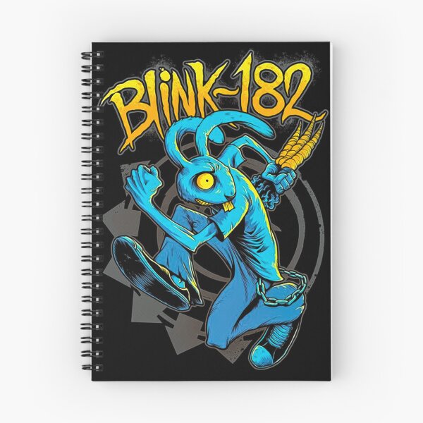 Item preview, Blink-182 Yellow Logo Abstract Neon Bunny Pop Punk Art Design designed and sold by ashenz.