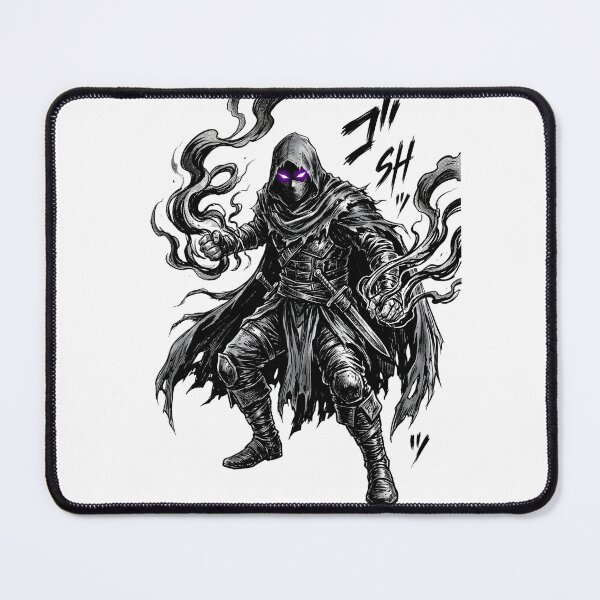 Item preview, The Shadow Monarch | Dark Fantasy Assassin & Manga Art designed and sold by OVERRIDESTUDIOS.