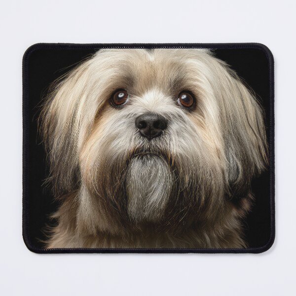 Item preview, Lowchen Dog Portrait on Black designed and sold by Elisabeth Lucas.