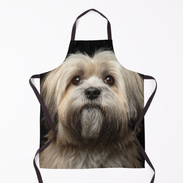 Item preview, Lowchen Dog Portrait on Black designed and sold by Elisabeth Lucas.