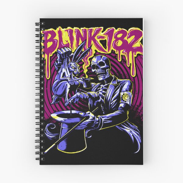 Item preview, Blink-182 Retro Melting Logo Skeleton Bunny Hypnotic Punk Art designed and sold by ashenz.