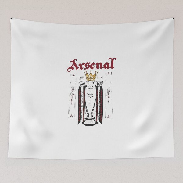 Item preview, Arsenal FC Champions 2026 Premier League logo designed and sold by VortexdagoArt.
