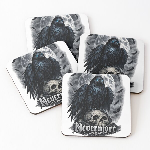 Item preview, Nevermore – Gothic Raven Under the Moon designed and sold by slikar.