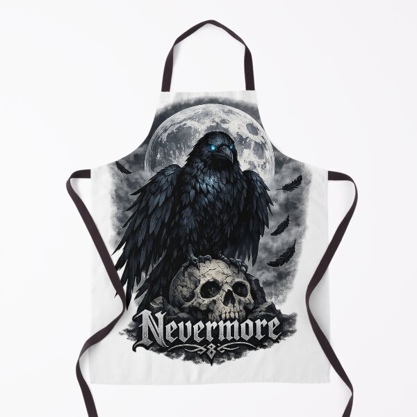 Item preview, Nevermore – Gothic Raven Under the Moon designed and sold by slikar.