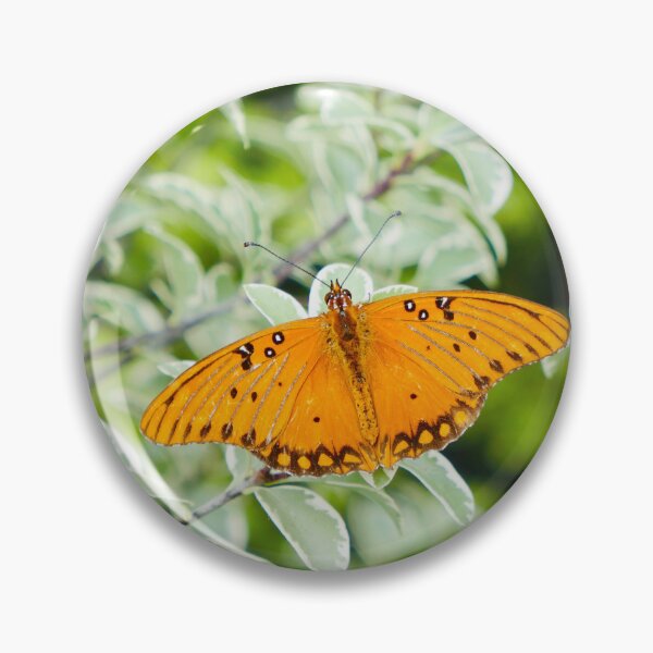Item preview, Vibrant Orange Butterfly Macro Nature Photography designed and sold by sky earth human.